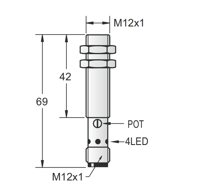 凱基特 電感式耐高溫接近開(kāi)關(guān) 傳感器KT512-D04NA-D3230  